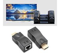 Jectse HD -Multimedia Interface Network Cable Cable Extender 1080p Facile Utiliser Signal Transfer Feunder for HDTV Set Top Box, PVC Material