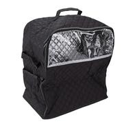 Jectse Housse pour Batteur sur Socle avec Poches, Protecteur D'appareil | Coque en polyester robuste, protège-tête inclinable anti-poussière, poches latérales pour sac de rangement, poignée