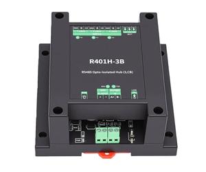 Jectse Hub 485 à 3 Ports, Prenant en Charge 32 Nœuds en Transfert Semi-Duplex Transparent, avec Commutateur de Résistance de Terminal 120 Ω intégré, pour Les Communications