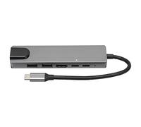 Jectse Hub USB alimenté avec Gigabit Ethernet Port 2 USB 3.0 pour L'adaptateur Hub -C pour Ordinateur Portable