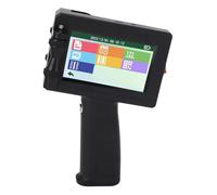Jectse Imprimante à Jet d'encre Portable, Processeur 4 Cœurs, Batterie Haute capacité, écran Tactile LED 4,3 Pouces, Cartouche d'encre 42 ML pour Emballage Alimentaire, étiquetage