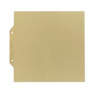 Jectse Imprimantes 3D -Build Platte Retrait Easy Gold Powder Peek Pei Plaque D'acier pour Aventure 3 Remplacement, PLA ABS PETG TPU PVA, 6,5 X 6,5 Pouces (Plaque d'acier d'or)