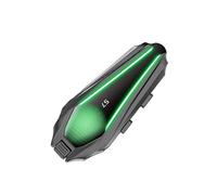 Jectse Intercom pour Casque Bluetooth, Portée de 1 200 M, Autonomie de 30 Heures, IP67, étanche à la Pluie, avec connectivité à Double Appareil, Son Surround 3D pour la Communication