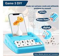 Jectse Jeu de Correspondance de L'alphabet Mathématique Préscolaire, Cartes Flash Interactives pour Enfants, Jouet éducatif pour Garçons et Filles de 3 à 8 Ans, Ensemble d'apprentissage coloré en