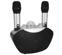 Jectse Karaoke -Mikrophone Enceinte avec Une Connexion à Double Microphone pour L'équipement D'enregistrement de Musique Divertissement à Domicile (S202-shuangmai)