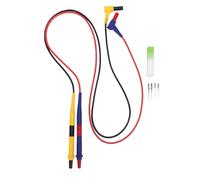 Jectse Kit de Sonde de Test Multimètre, Prise Universelle de 4 Mm avec Pointes de Sonde Longues et Courtes pour Multimètres Numériques, évalué 1000 V 20 A pour un Usage Professionnel