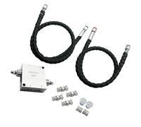 Jectse Kit de Valve de Coussin pour Mini Pelle pour Moteur Pivotant, Tuyau Hydraulique 1/4" M14 X 1,5 Extrémités Filetées, Valve de Coussin Hydraulique de Rechange, Idéale pour l'entretien et la