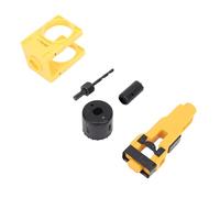 Jectse Kit D'installation de Verrouillage de Porte Professionnelle avec Outil D'intégration et Scie à Trou adapté à do -it -yllonglers et Entrepreneurs Jaunes