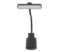 Jectse Lampe de Lecture LED Rechargeable à Clipser, 3 Couleurs à intensité Variable avec Fonction Mémoire, Lampe de Lecture en Silicone pour étudier au Lit, de pour Enfants et Adultes