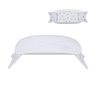 Jectse Lampe UV à Polymérisation de Colle, 36 W, Haute Puissance, 12 Perles LED, Lumière USB pour L'artisanat en Résine, avec Support Pliable et Opération à une Touche