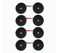 Jectse Large Calculatrice de compatibilité Encrier pour EL-1197piii DR-210r BR80C, Ruban de Bobine 4pcs pour Les Modèles de Citoyens