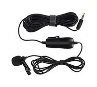 Jectse Lavalier -Lapel -Microphone Professional Microphone Omnidirectionnel pour Ceux des Podcasts Vidéo Interviews, Noise for Clear Sound, pour Les Interviews et Les Blogs Vidéo, Noir, Noir