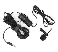Jectse Lavalier Microfon Professional by-M1 Pro pour Les Enregistrements D'entrevues pour Le Téléphone Mobile SLR, Portable Tie Pinmp/Holder Microphone avec édition élevée pour Les Programmes en