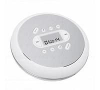 Jectse Lecteur CD Portable avec écouteurs - Lecteur de Musique Audio avec Anti-Saut de 60 Secondes - CD/-R/-RW/MP3/WMA - Piles ou Alimentation USB CA