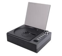 Jectse Lecteur CD Portable, Radio FM Bluetooth avec Télécommande, Son Stéréo HiFi, Entrée USB AUX, Batterie 2600 MAh, Support CD K-Pop, pour Le Yoga au Bureau à Domicile (Black)