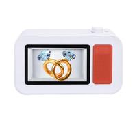 Jectse Lecteur Holographique 3D 5 Pouces 1080P Bluetooth 5.3 Haut-Parleur avec Paroles Flottantes Dynamiques Imagerie Holographique 3D pour la Décoration Intérieure Cadeaux de Noël
