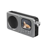 Jectse Lecteur MP3 Bluetooth Portable Lecteur de Musique Radio FM avec Haut-Parleur amélioré par Basse D'écran de 2,01 Pouces pour L'enregistrement de Voyage en Extérieur Intérieur (32G)