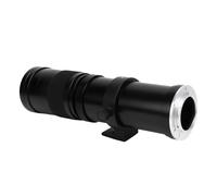 Jectse Lentille de Mise au Point Manuelle, Zoom de 420 Mm à 800 Mm, Téléobjectif avec Une Ouverture F8.3 pour la Caméra SLR F, Lune, Oiseaux, Faune, Paysages (Black)