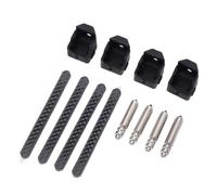 Jectse Lot de 10 Buses de Rechange pour Imprimante 3D X, Buses Hotend en Acier trempé 0,25 Mm, 0,4 Mm, 0,6, Buse à échange Rapide avec 4 Chaussettes en Silicone, Brosse à Buse pour 3D