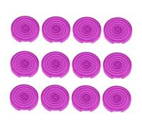Jectse Lot de 12 Cache-Boutons d' pour Les Commutateurs Kailh, Cherry, TTC, Akko, Glorious, Diamètre 20,2 Mm, Compatible avec Sallybox, FightingBox, Slimbox, FlatBox, Antidérapant (Purple)
