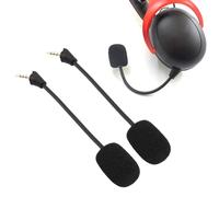 Jectse Lot de 2 Micros de Rechange pour Casque de Jeu Hyper X Cloud, Micro Perche Antibruit Amovible de 3,5 Mm pour Microphone de Jeu, Microphone Auxiliaire, Casque