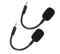 Jectse Lot de 2 Micros de Rechange pour Casque de Jeu USB Filaire V3, Microphone à Flèche Antibruit avec Prise 3,5 Mm, pour Une Voix Claire et Une Forte Réduction du Bruit