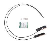 Jectse M.2 WiFi 6 Carte Haute Vitesse de 1800 Mbps Carte de Réseau Fil pour Transfert de Big Data et Support de Streaming pour / 11, (Antennes construites)