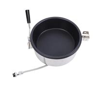 Jectse Machine à Pop-corn de Grande capacité, Cuisinière en Acier Inoxydable, Machine à Pop-corn Portable à Chauffage électrique et à Gaz