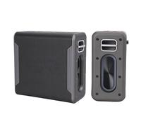 Jectse Machine de karaoké Portable, Haut-Parleur 60 W avec 2 Microphones sans Fil, Batterie 8-10 Heures, BT5.3, étanche IPX6, Lumières LED, pour Fêtes, Réunions de Famille, Chant en