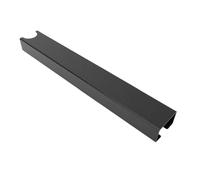 Jectse Magnetic Cable Tray, Aluminum Alloy Under Desk Organizer (Black) | Montage magnétique sans perçage, alliage d\'aluminium rustique, pour bureaux à domicile, postes de travail et bureaux debout