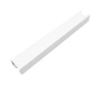 Jectse Magnetic Cable Tray, Aluminum Alloy Under Desk Organizer (White) | Montage magnétique sans perçage, alliage d\'aluminium rustique, pour bureaux à domicile, postes de travail et bureaux debout