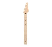 Jectse Manche de Guitare électrique, 22 Frettes en érable avec écrou en Os et Tige de Réglage à Double Action, Trous D'accordeur Pré-percés de 10 Mm, Manche de Guitare en Bois D'érable