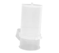 Jectse Mangeoire à Eau pour Oiseaux 5 Pièces, Distributeur d'eau Automatique pour Poussins Perroquets, Récipient à Boire en Cage en Plastique pour Cage à Oiseaux