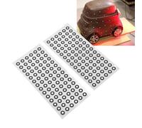 Jectse Marqueurs de Numérisation 3D, 20 Feuilles 1680 Points de Suivi à Haute réflectivité avec Adhésif Puissant pour L'ingénierie Inverse, la de Mouvement 3D et L'analyse de la