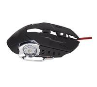 Jectse Maus de Jeu Filaire 1200DPI RVB avec Conception Mécanique et Lumière Respiratoire Fraîche pour Les Joueurs, Fiche-et-Jeu, adapté à Les équipements Informatiques, Matériau ABS Stable approprié