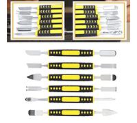 Jectse Métalage en Métal à 6 Pièces Set High Durness Compactor Electronics Tool Kit D'Outil en Acier en Acier en en Outil pour Les Téléphones Mobiles, Tablettes (6PCS)