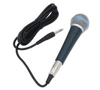 Jectse Microphone de Câble Dynamique Cardioïde Professionnel pour Les Performances de la Scène de Chant de karaoké, Construction D'alliages en Aluminium avec Accessoires