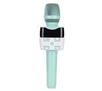 Jectse Microphone HiFi sans Fil avec Bruit et Son Stéréo 3D pour karaoké Chantant à la Maison Les Smartphones (Blue)
