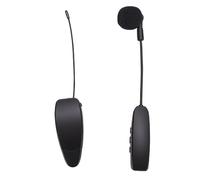 Jectse Microphone sans Fil UHF, Captation Sonore à 360°, Récepteur pour Instruments avec Réduction de Bruit, Idéal pour Violon, Guitare et Violoncelle, Portée jusqu'à 30 M, Fixation par