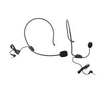 Jectse Microphone Serre-tête, Micro Casque Filaire ABS Unidirectionnel avec Prise Jack 3,5 Mm pour Haut-parleurs, Cartes Son, Amplificateurs, Ordinateurs, Performances sur Scène,