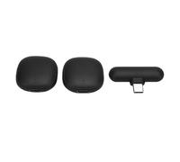 Jectse Microphones de Mélange sans Fil 2,4 GHz - Réduction des Microphones Lavillaires Rechargeables pour Vlogging, 2 Pack