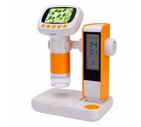 Jectse Microscope Numérique USB pour Enfants, Grossissement 50X-1000X avec écran Couleur, 8 Lumières LED Réglables et Connexion PC pour L'apprentissage des Sciences, Cadeau éducatif