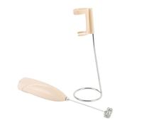 Jectse Milk Frother Wand Electric Maker Maker Kitchen Tool for Milk Mackeding and Egg Stand Inclus Inclus (Abricot)