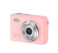 Jectse Mini Caméra Porte-clés, Enregistreur Vidéo Rétro HD 12 MP 1080p, Petites Caméras Portables avec 6 Effets de Filtre et écran de 0,96 Pouces, pour Les études de Voyage (Pink)