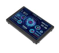 Jectse Mini écran IPS USB 5 Pouces, Moniteur de Données AIDA64 PC CPU GPU, Moniteur de Température D'ordinateur, Panneau de Capteur PC, sous-écran de Rotation à 360 Degrés