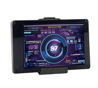 Jectse Mini écran USB IPS de 3,5 Pouces avec Affichage de la Température, Taux D'utilisation et Température de la du Processeur Graphique, Vitesse Internet, Date, Heure,