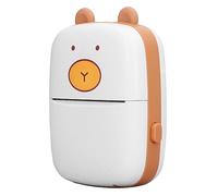 Jectse Mini Imprimante Thermique de Poche Portable avec 7 Rouleaux de Papier, Imprimante sans Fil sans Encre pour Application iOS, Largeur 58 Mm, Résolution 200 DPI