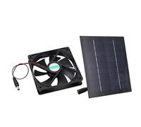 Jectse Mini Ventilateur d'étraction à Énergie Solaire, Taux de Conversion de 20%, Étanche IP65, 20 W, Silicium Monocristallin, Maturiau Abs, Grande Application pour Les Cuisines, Les