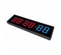 Jectse Minuterie de Gymnastique de 15,5 Pouces, Minuterie D'entraînement par Intervalles, de Remise en Forme avec Télécommande, 5 Niveaux de luminosité Réglables pour Les