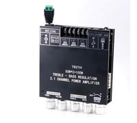 Jectse Module Amplificateur Audio 2.1 Canaux, Carte Amplificateur 150 W BT 5.1 avec Contrôle APP, Sortie Caisson de Basses pour Système Audio de Voiture Home Cinéma